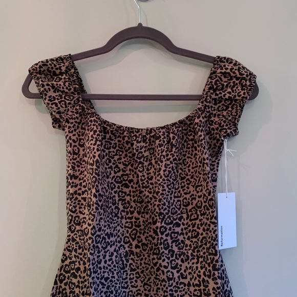 Reformation Cheetah Print Dress - Picture 3 of 4